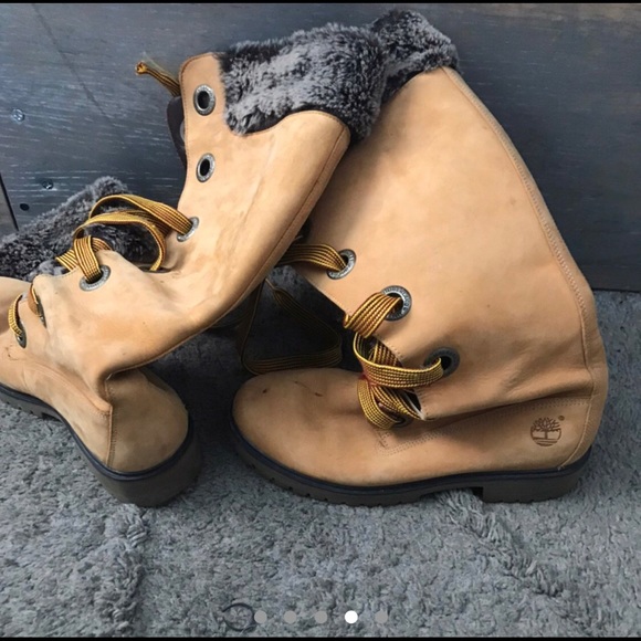 Womans Timberland Winter fur Boots - Picture 4 of 4